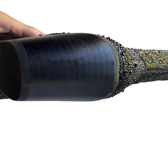 New without Box Western Black Sparkle Rhinestone Wide Calf Cowboy Boots - Picture 12 of 15